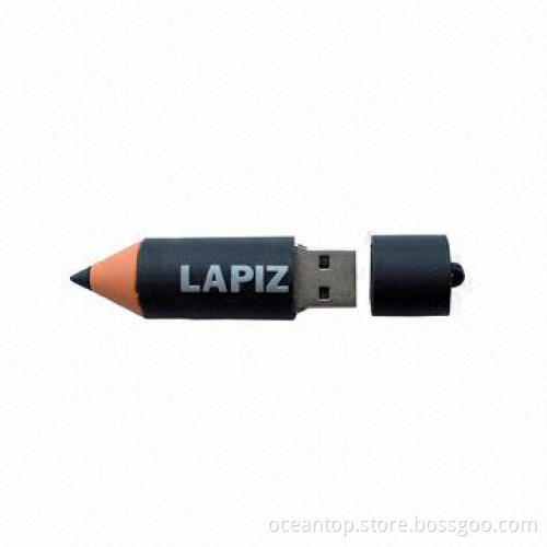 Soft PVC Pencil USB Flash Drives